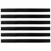 Spazzole per porte autoadesive 6 pz Argento 100 cm CFW1902182