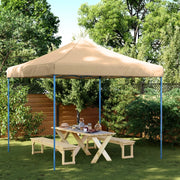 Tenda da Festa Pieghevole Pop-Up - Gazebo Beige 292x292x315 cm