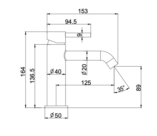 Miscelatore lavabo cromato moderno completo
