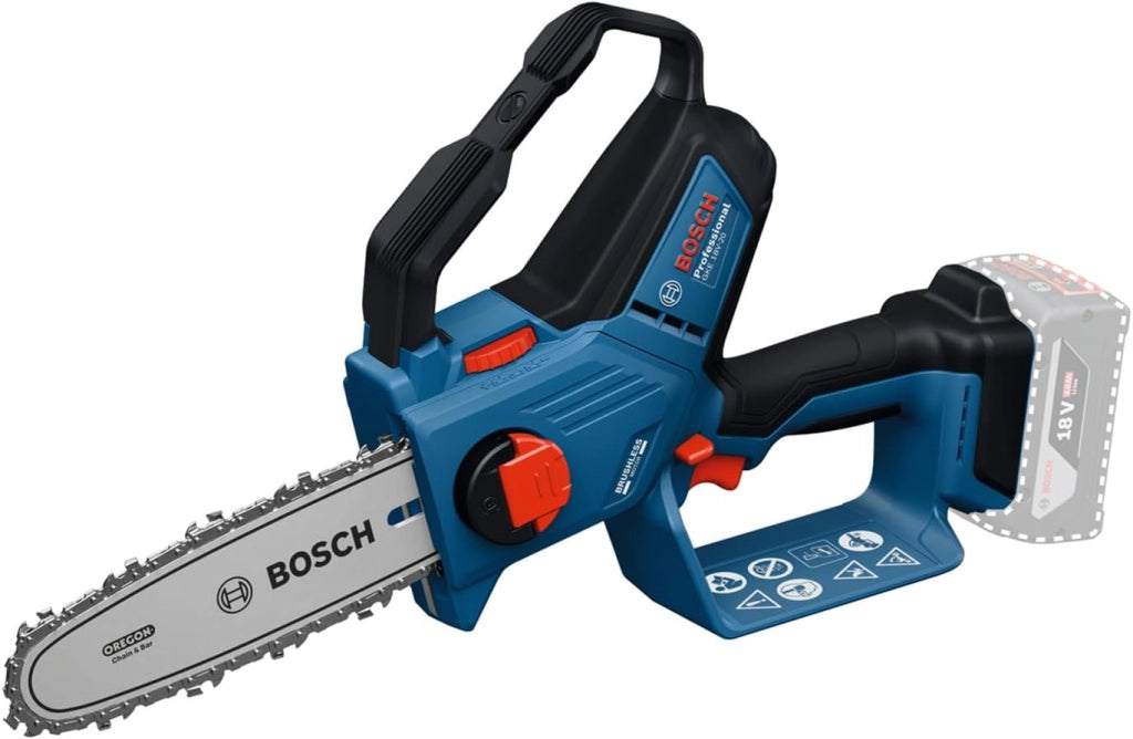 Bosch Professional 18V System Potatore GKE 18V-20 (fino a 350 tagli per carica della batteria, tagli fino a 18 cm, motore brushless, incl. guaina protettiva da 20 cm, senza batteria)
