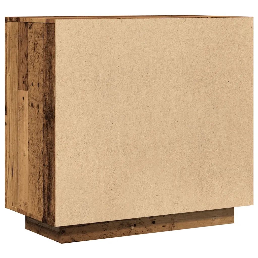 vidaXL Credenza Legno Antico 80x40x75 cm in Legno Multistrato