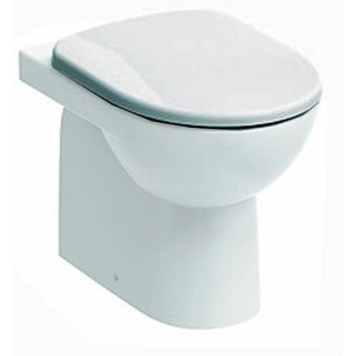 Sedile wc con cerniere in plastica colore bianco selnova - pozzi