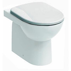 Sedile wc con cerniere in plastica colore bianco selnova - pozzi