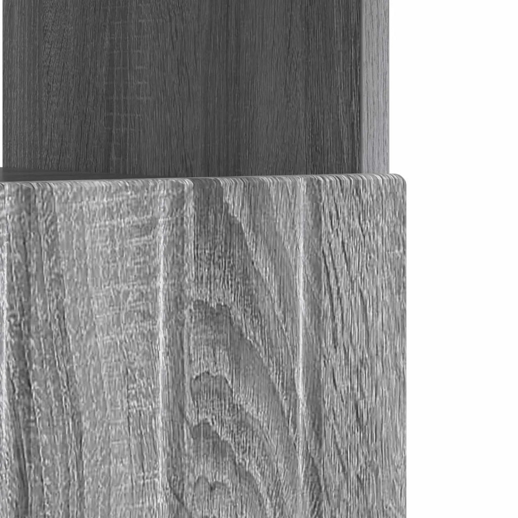 Mobile TV LED Sonoma grigio Legno ingegnerizzato 896551