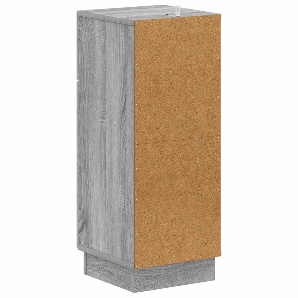 Mobiletto da Bagno HOORN Sonoma grigio 30 x 31 x 77 cm 897271