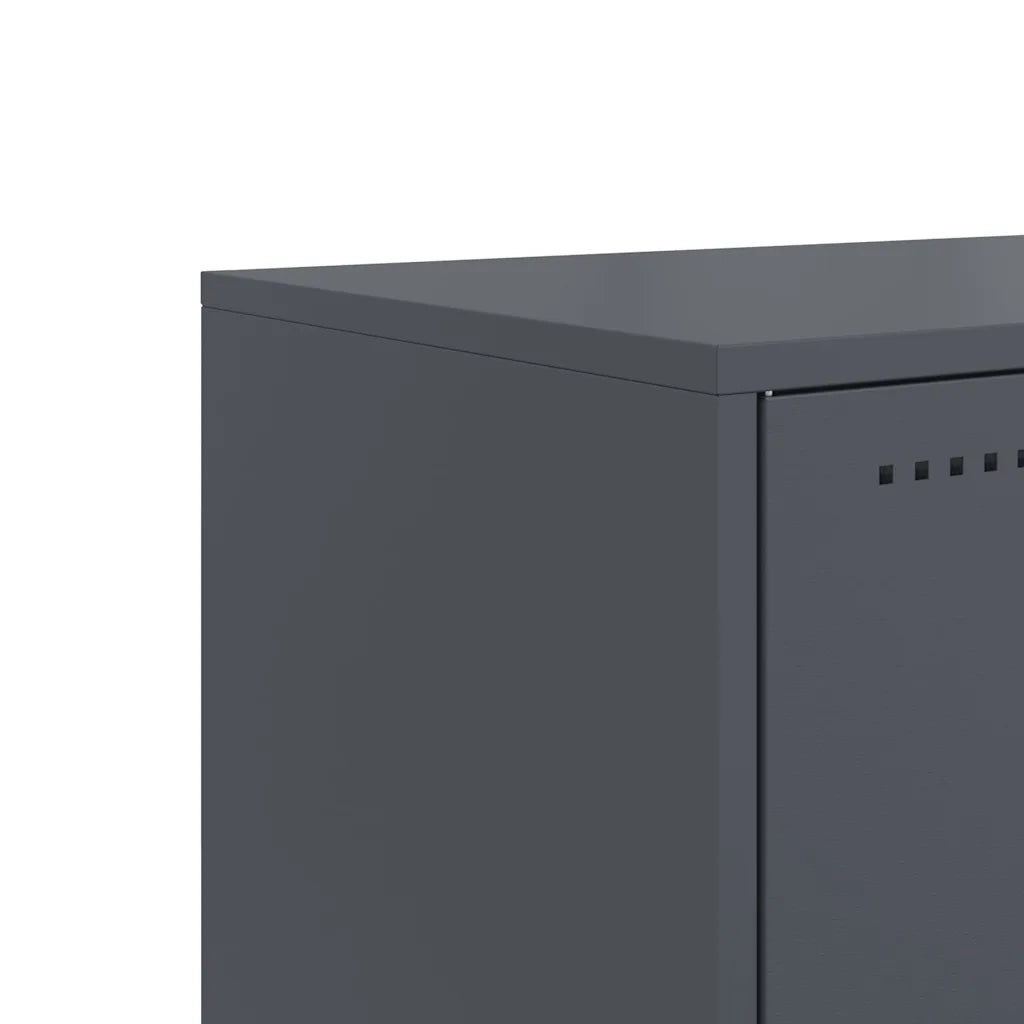 Mobile TV Antracite 100,5x39x60,5 cm in Acciaio 846514