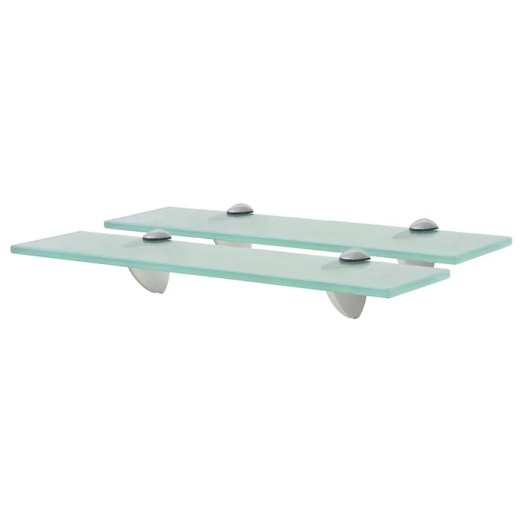 Mensole Galleggianti 2 pz in Vetro 40x20 cm 8 mm cod mxl 46287