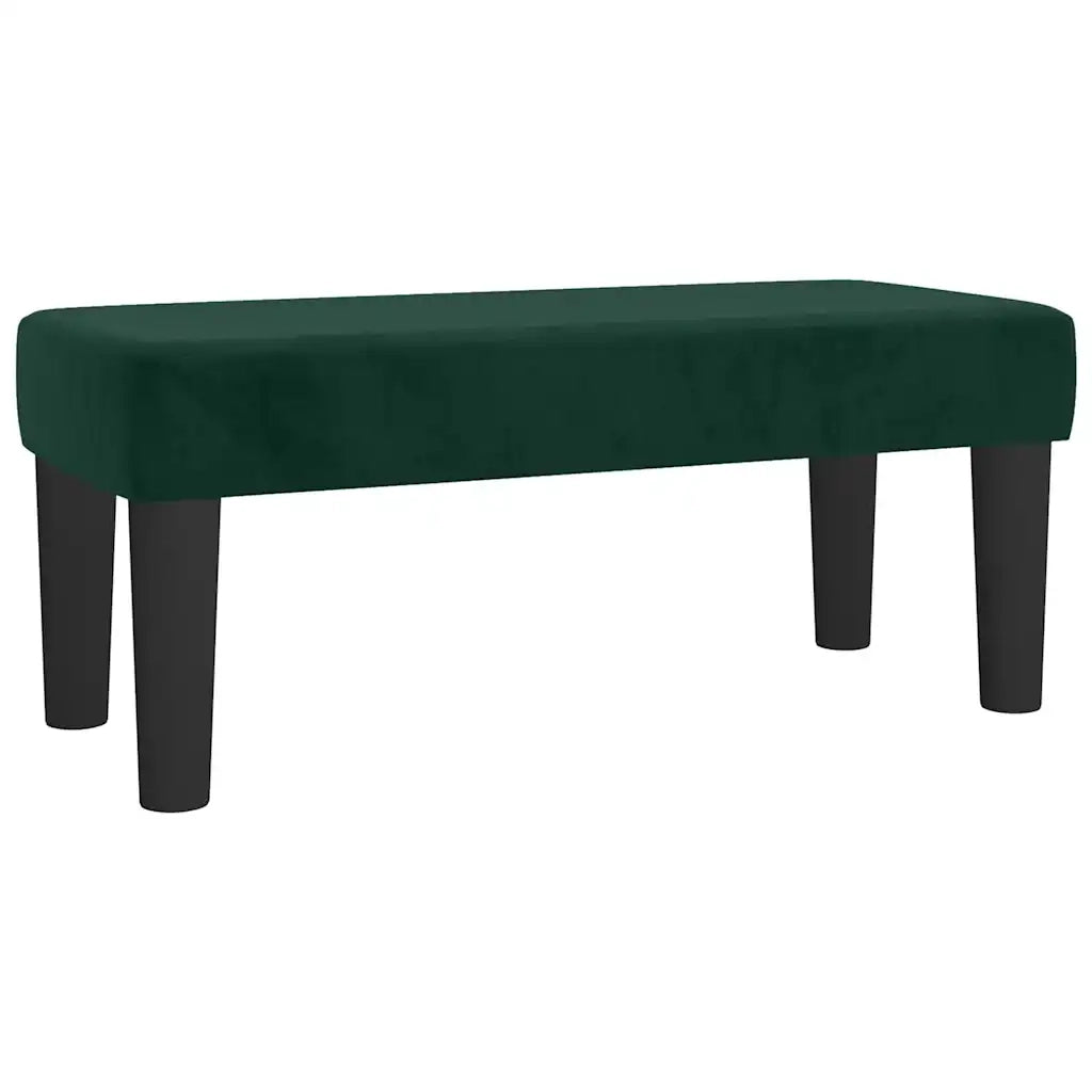 Giroletto a Molle con Materasso Verde Scuro 120x190 cm Velluto 3270466