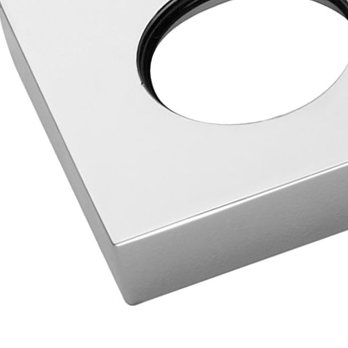 Rosone a muro quadrato con or