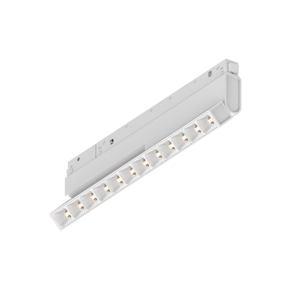 Sistema Magnetico Flessibile Ego Alluminio Bianco 1 Luce 13W 3000K Luce Calda