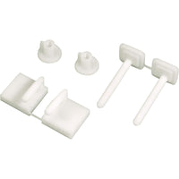 Coppia supporti in pvc per wc go plast 1131pvc000