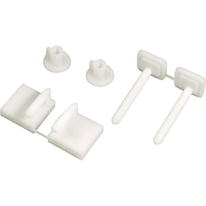 Coppia supporti in pvc per wc go plast 1131pvc000