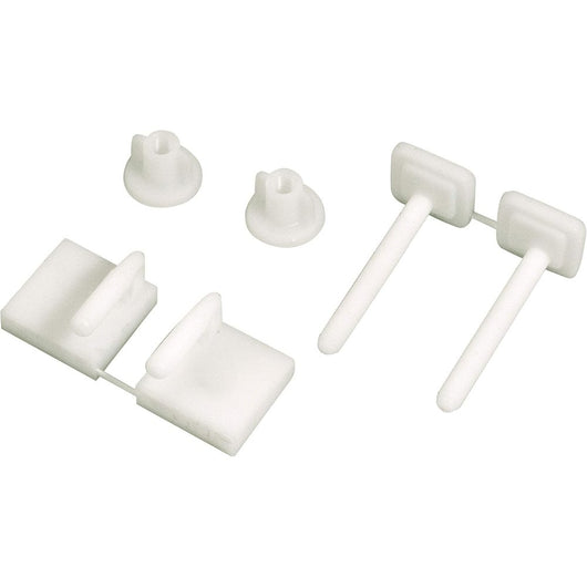 Coppia supporti in pvc per wc go plast 1131pvc000