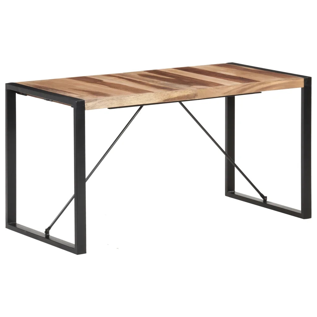 Tavolo da Pranzo 140x70x75 cm in Legno Massello