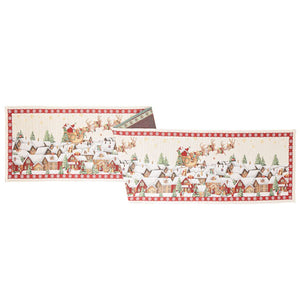 RUNNER BABBO NATALE E RENNE BIZZOTTO LAPLAND 183X33