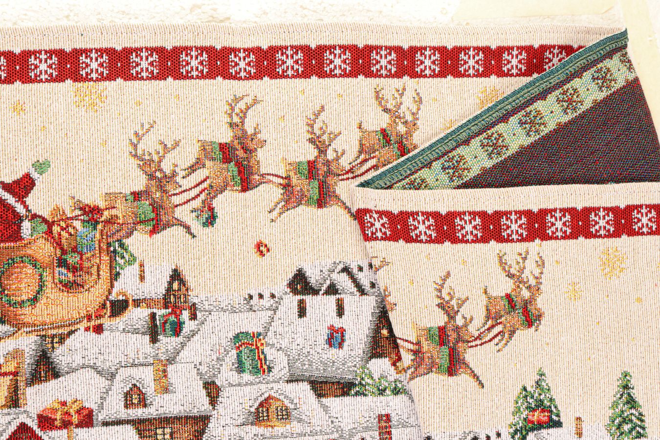 RUNNER BABBO NATALE E RENNE BIZZOTTO LAPLAND 183X33
