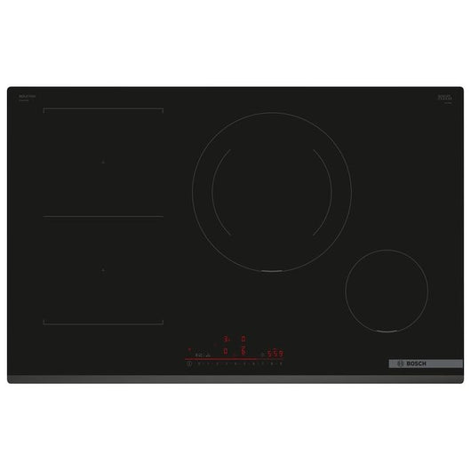 Bosch Serie 6 PVS831HB1E Piano cottura a induzione 80 cm CombInduction Nero