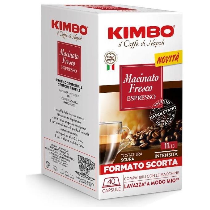 Kimbo Macinato Fresco Capsule caffè 40 pz