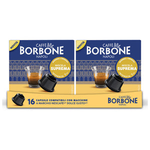 Caffe' Borbone Capsule Caffe' Dolce Gusto Suprema 16 Pz