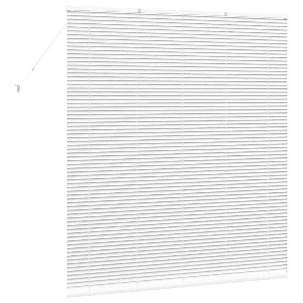 vidaXL Tenda per Finestra con tende Manuale Bianco Alluminio