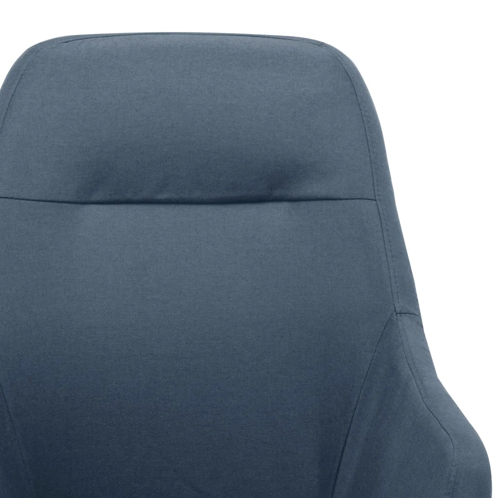 Sedia a Dondolo Blu in Tessuto CFW9785726