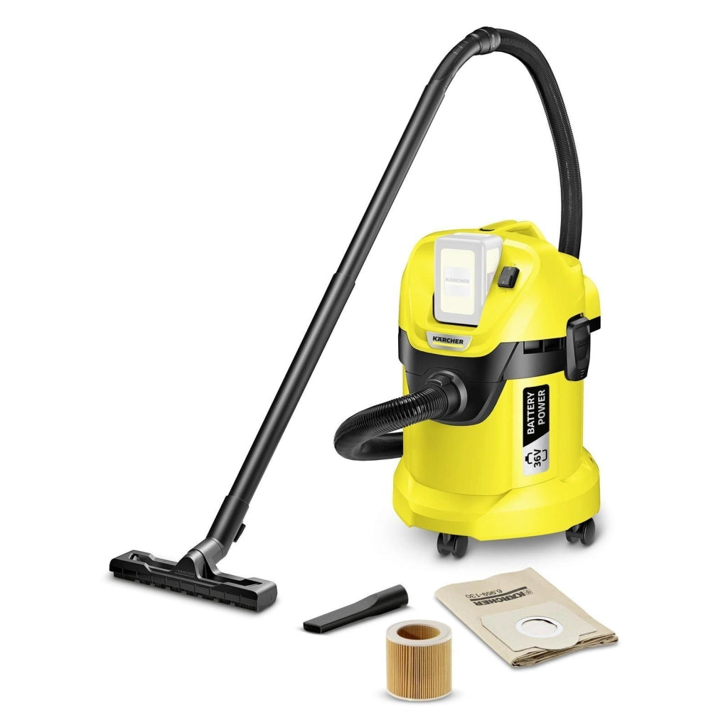 Kärcher 1.629-910.0 estrattore di polvere Nero, Giallo 17 L 300 W