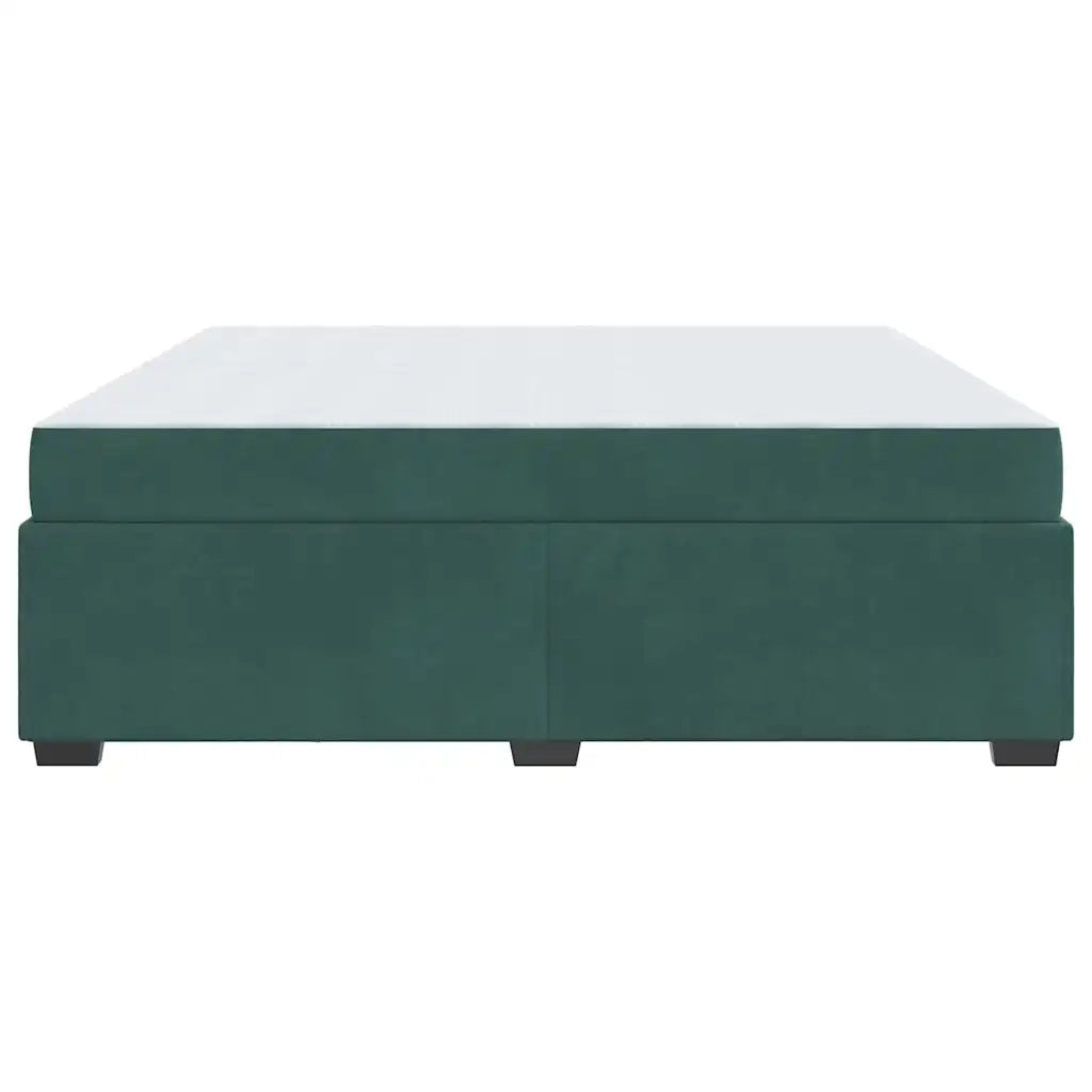 Struttura del letto Verde Scuro 200 x 200 cm Tessuto 3399311