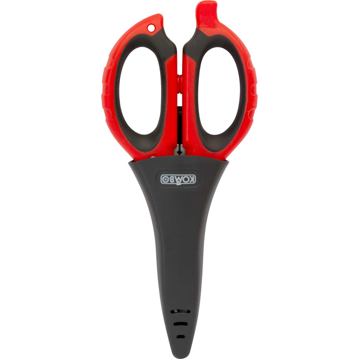 Kit 2 Pezzi Forbici Elettricista Professionali 3 in 1 KOMBO – Taglio, Spellafili e Crimpatrice