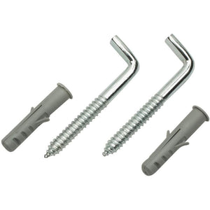 Serie 2 viti acciaio zincato fis saggio cassetta-scaldabagno 10mm