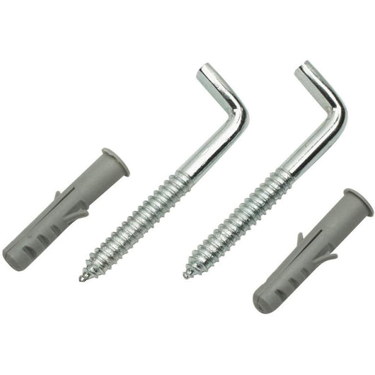 Serie 2 viti acciaio zincato fis saggio cassetta-scaldabagno 10mm