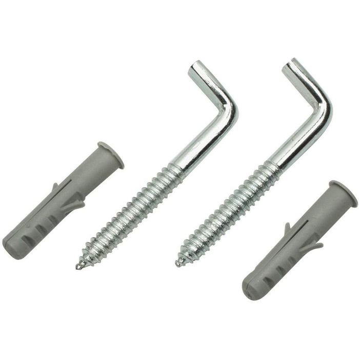 Serie 2 viti acciaio zincato fis saggio cassetta-scaldabagno 10mm