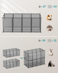 VALORA Recinto modulare per piccoli animali - Recinto per animali LPC001G01