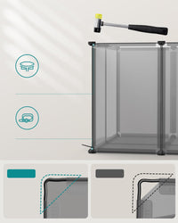 VALORA Recinto modulare per piccoli animali - Recinto per animali LPC001G01