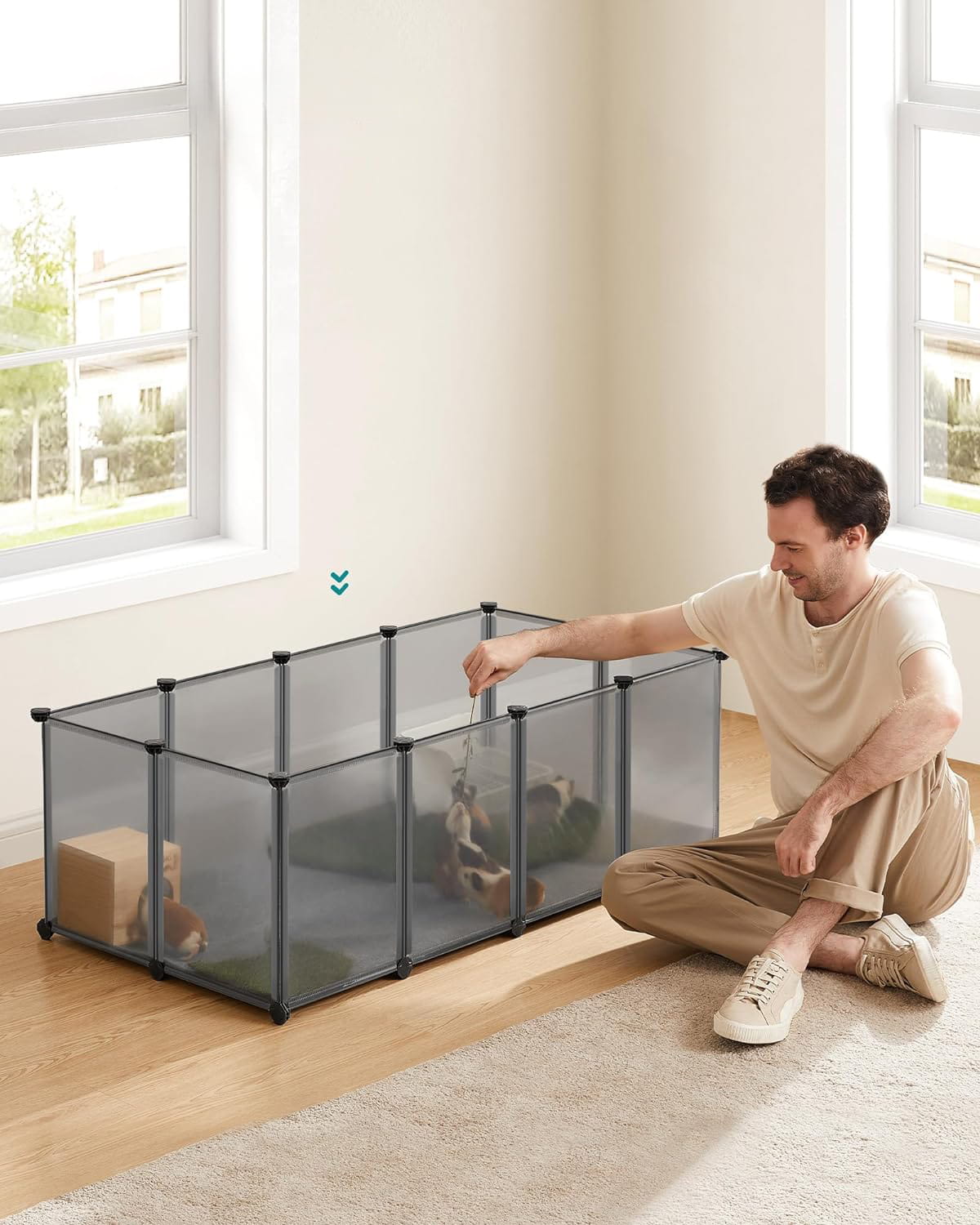 VALORA Recinto modulare per piccoli animali - Recinto per animali LPC001G01