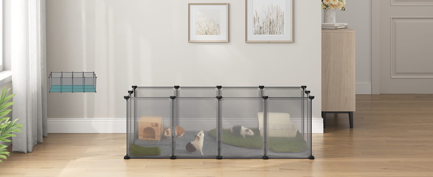 VALORA Recinto modulare per piccoli animali - Recinto per animali LPC001G01