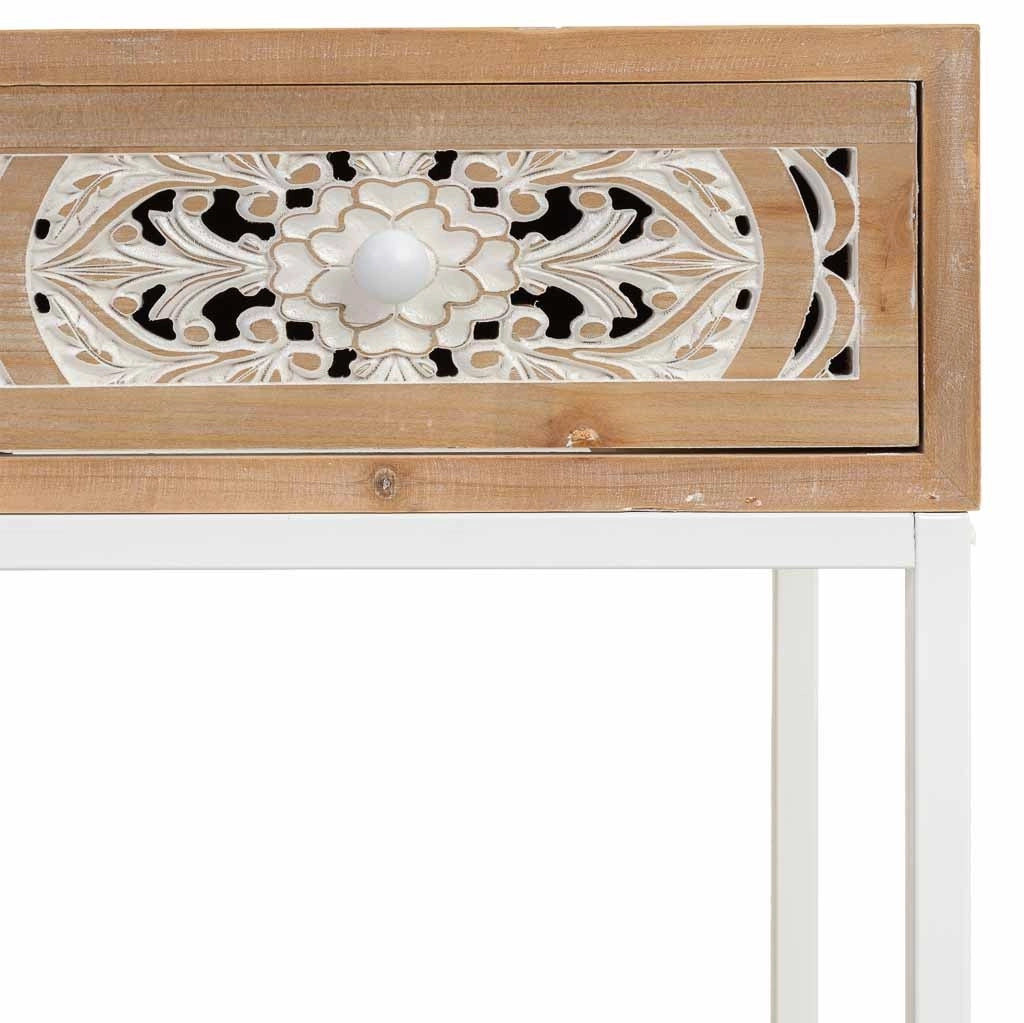Mobile da ingresso in legno marrone 80x42x79