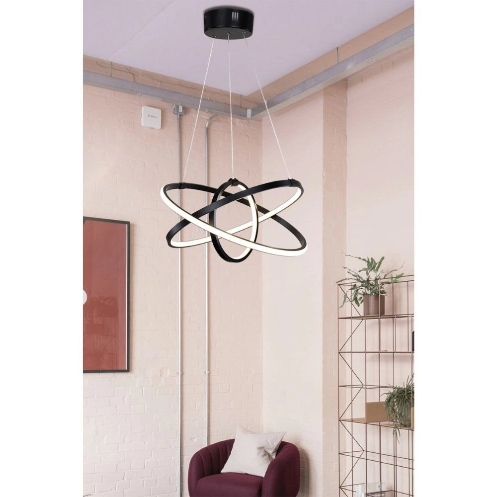 Lampada a sospensione tre cerchi LED Costana MDL4236