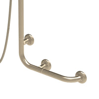 Maniglia saliscendi in acciaio spazzolato goman