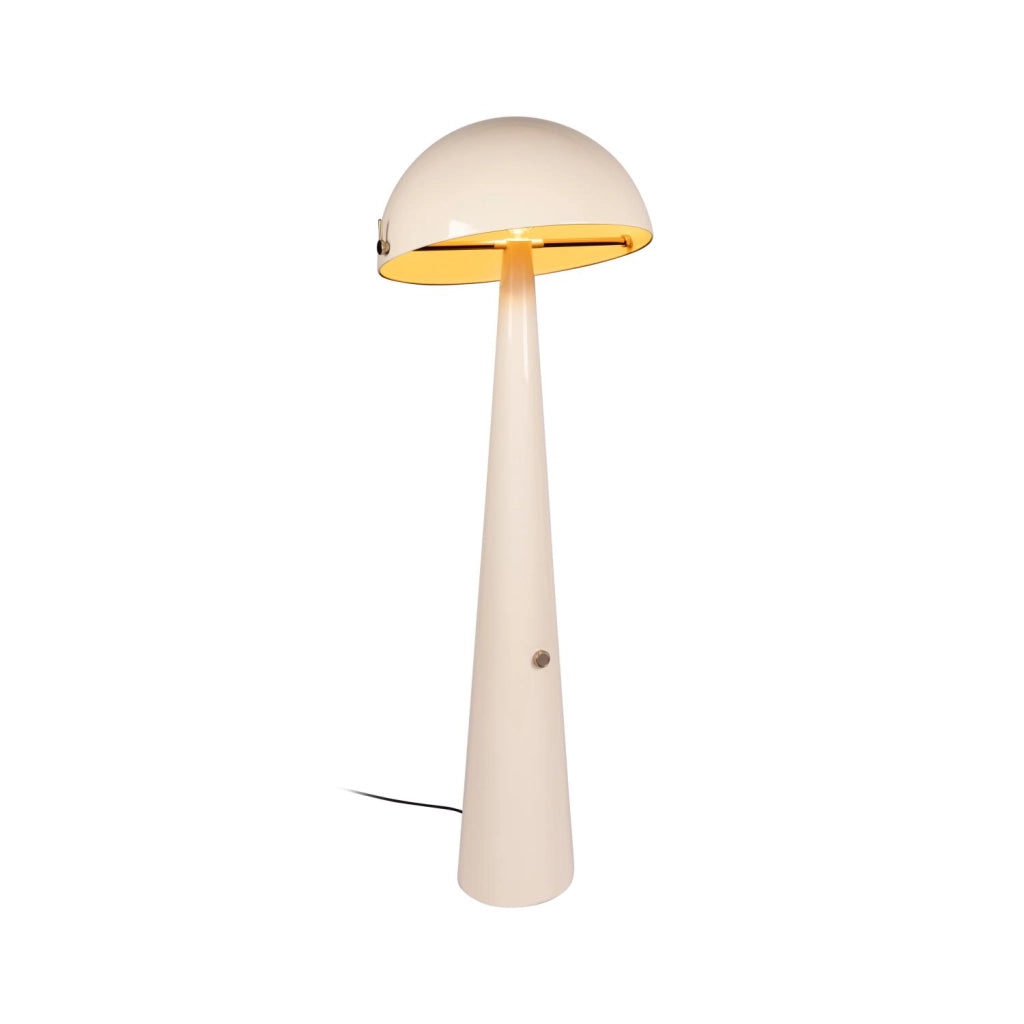 Lampada da terra fungo BARONE crema oro 1xE27 Lucide
