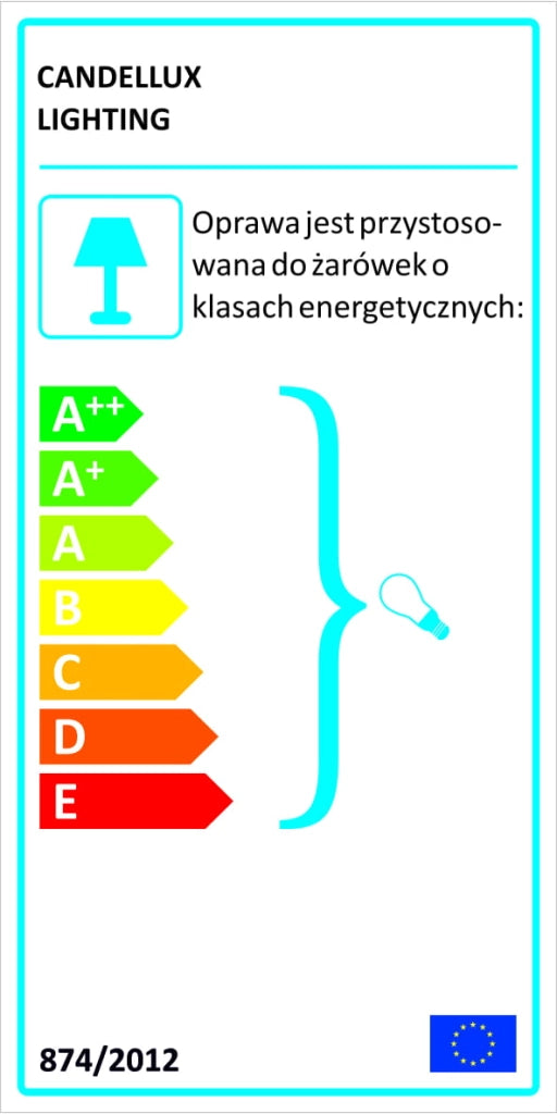 Lampada sospesa Candellux Izzy 4xE27 nero legno 81cm