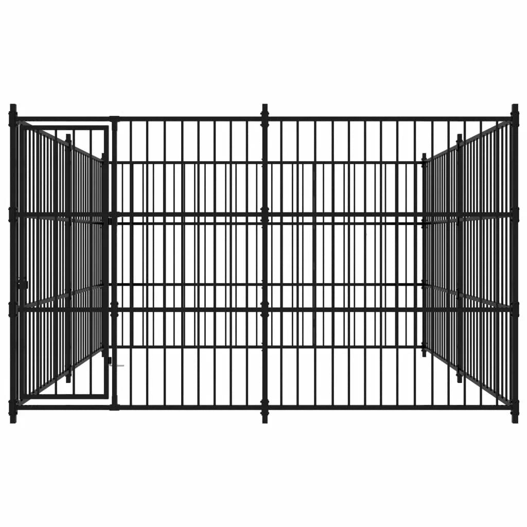 Cuccia da esterno gabbia recinto per animali box per cani da esterno 300 x 300 x 185 cm 02_0000348