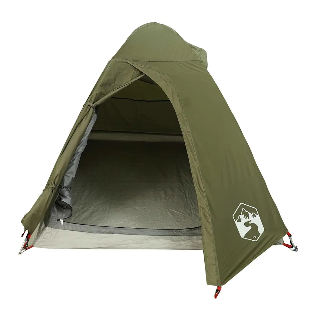 Tenda da Campeggio a Cupola 2 Persone Verde Oliva Impermeabile 4009612