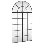 Specchio da Parete | Specchio decorativo Nero 80x140 cm Arco in Ferro