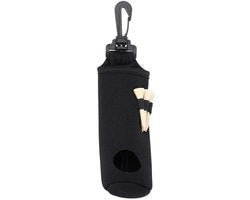 Golf Baltashouder con Clip - Nero - per Accessori da Golf in Campo - Tasca con Cinturino Utile