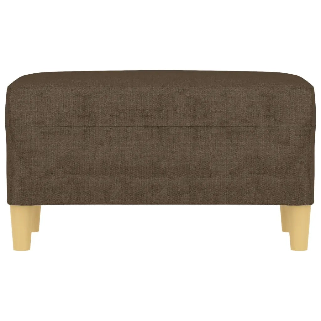 Panca Marrone 70x35x41 cm in Tessuto CFW2102707
