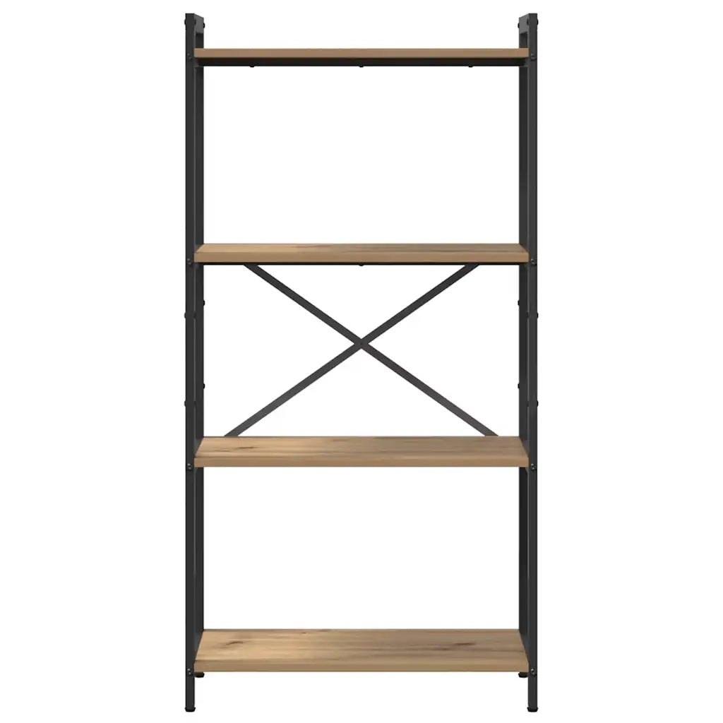 Libreria-Scaffale per Libri-Mobile di Stoccaggio Rovere artigianale 40 x 30 x 85 cm Legno multistrato 793880