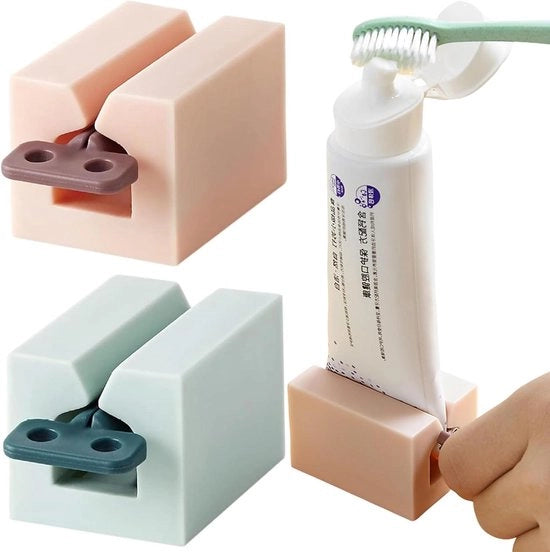 Spremiflussi per tubi rotolanti - 2 pezzi - Dispensatore e contenitore in plastica per bagno e cucina