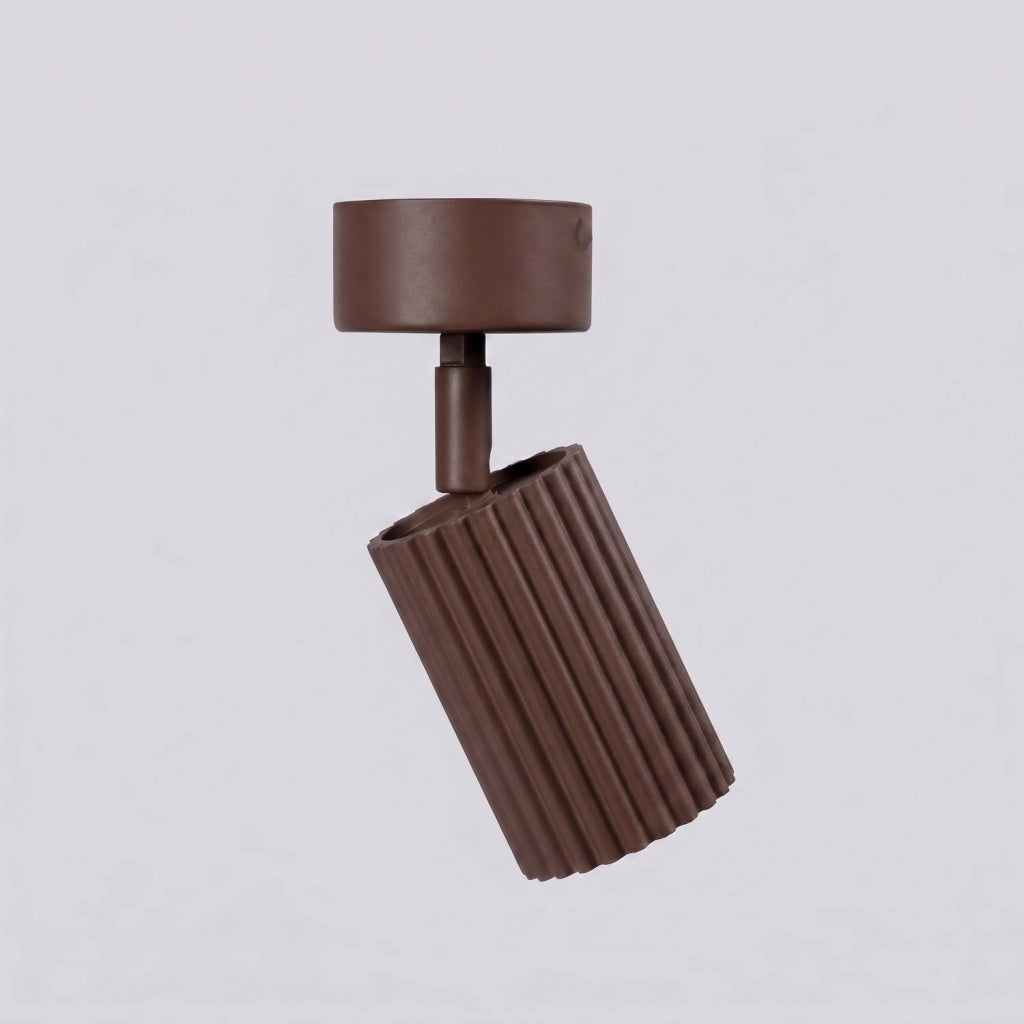 Plafoniera KARBON 1 marrone