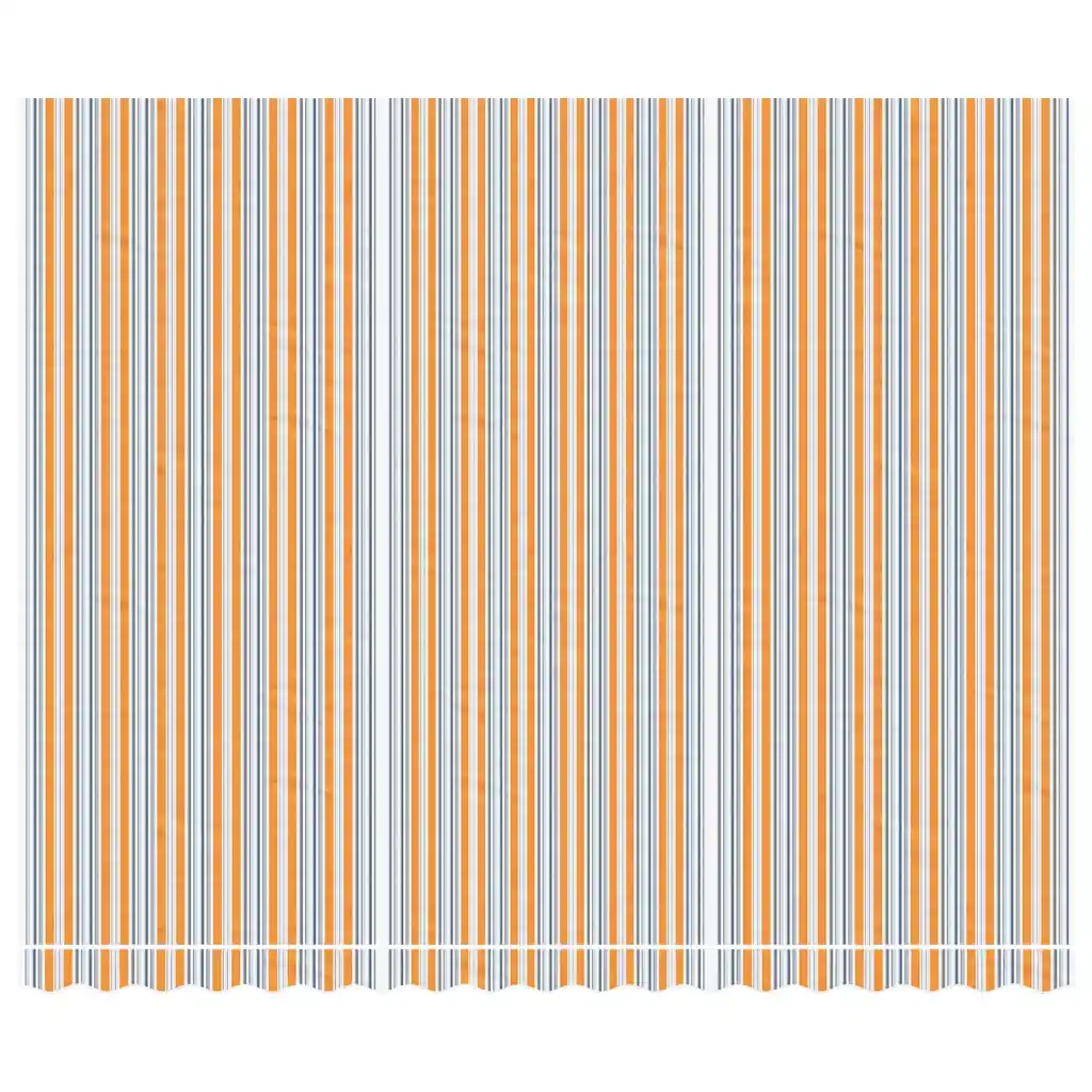 Tessuto di Ricambio per Tenda-Ricambio telo per tenda da sole Strisce Multicolore 4,5x3,5 m