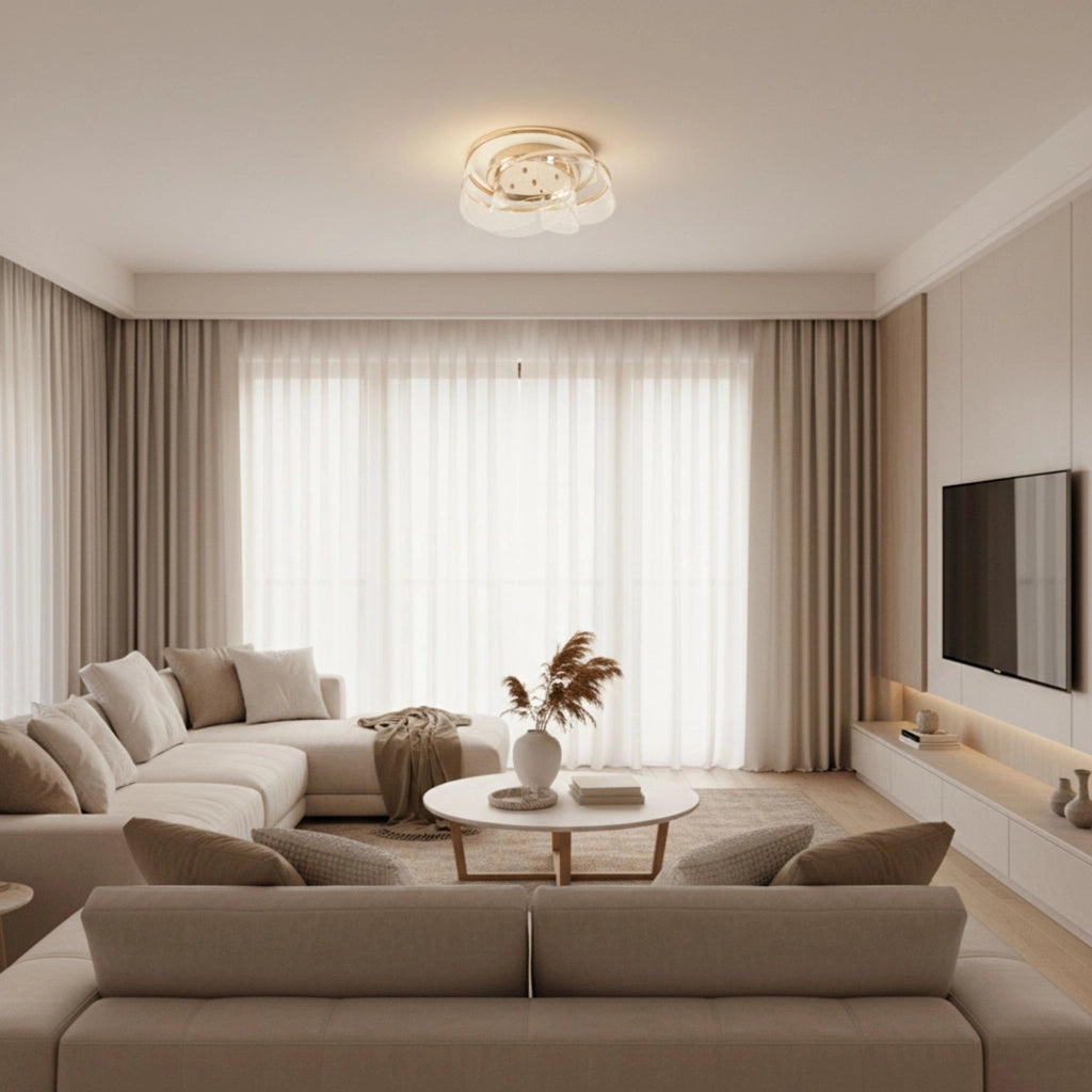 Lampada Da Soffitto G139-c Gold Led